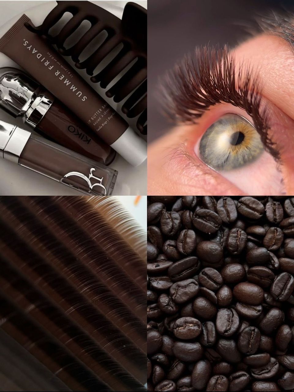 Mocha Brown lash color